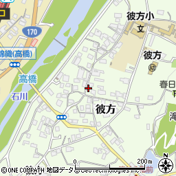 大阪府富田林市彼方437周辺の地図