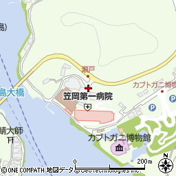 岡山県笠岡市横島1784周辺の地図