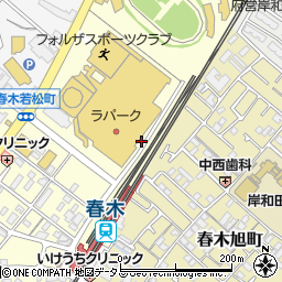 大阪府岸和田市春木若松町21-74周辺の地図
