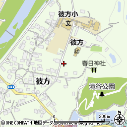 大阪府富田林市彼方300周辺の地図
