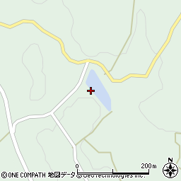 広島県三原市久井町山中野437周辺の地図