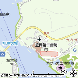岡山県笠岡市横島1923周辺の地図