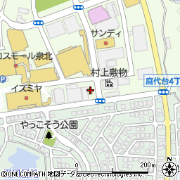 ファミリーマート泉北敷物団地店周辺の地図