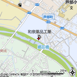 大阪府和泉市芦部町200周辺の地図