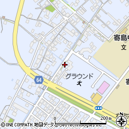 岡山県浅口市寄島町周辺の地図