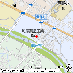 大阪府和泉市芦部町187周辺の地図