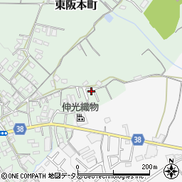 大阪府和泉市東阪本町13-12周辺の地図