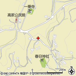 奈良県桜井市高家457-1周辺の地図