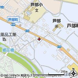 大阪府和泉市芦部町132周辺の地図