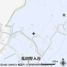 奈良県宇陀市菟田野入谷周辺の地図