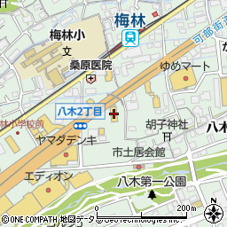 広島日産八木店周辺の地図