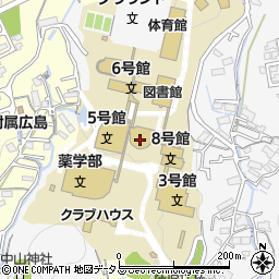 安田女子大学周辺の地図