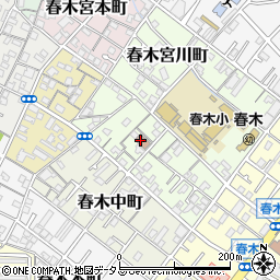 岸和田市立　春木地区公民館・春木青少年会館周辺の地図