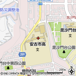 広島県立安古市高等学校周辺の地図