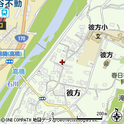 大阪府富田林市彼方513周辺の地図