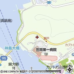 岡山県笠岡市横島1733周辺の地図