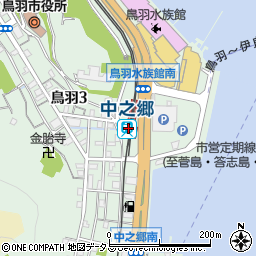 中之郷駅周辺の地図