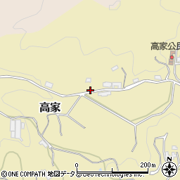 奈良県桜井市高家569周辺の地図