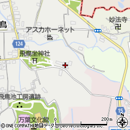 飛鳥寺研修会館周辺の地図