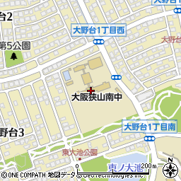 大阪狭山市立南中学校周辺の地図