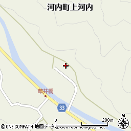 広島県東広島市河内町上河内16周辺の地図