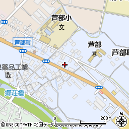 大阪府和泉市芦部町130周辺の地図