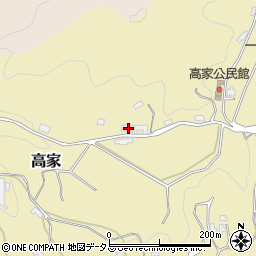 奈良県桜井市高家573周辺の地図