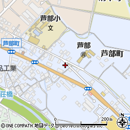 大阪府和泉市芦部町125周辺の地図