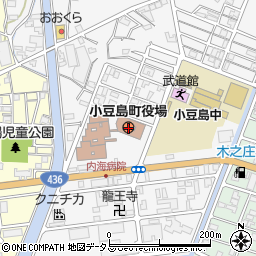 小豆島町役場周辺の地図