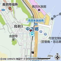 キョウテク中之郷駅前パーキング周辺の地図
