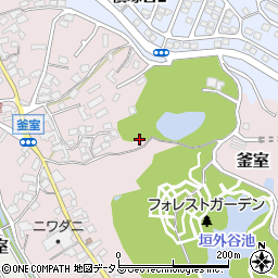 大阪府堺市南区釜室周辺の地図