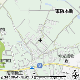 大阪府和泉市東阪本町299-4周辺の地図
