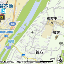 大阪府富田林市彼方519周辺の地図