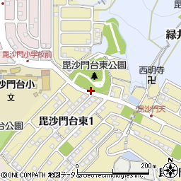 毘沙門台東一丁目周辺の地図