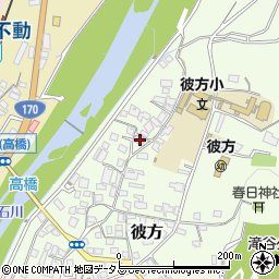 大阪府富田林市彼方425周辺の地図
