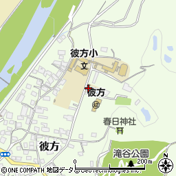 大阪府富田林市彼方353周辺の地図