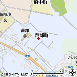 大阪府和泉市芦部町263周辺の地図