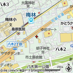 広島三菱八木店周辺の地図