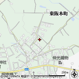 大阪府和泉市東阪本町299周辺の地図