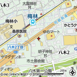 広島三菱八木店周辺の地図