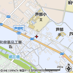 大阪府和泉市芦部町129周辺の地図