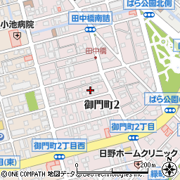 株式会社白ばら　御門本店周辺の地図