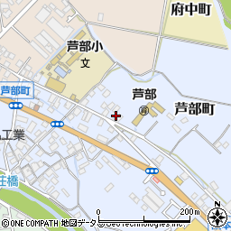 大阪府和泉市芦部町249周辺の地図
