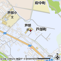 大阪府和泉市芦部町250周辺の地図