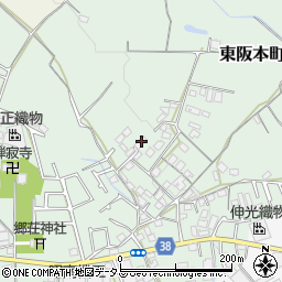 大阪府和泉市東阪本町288-1周辺の地図