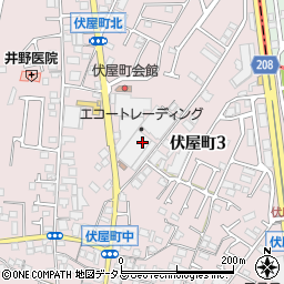 大阪府和泉市伏屋町3丁目24周辺の地図