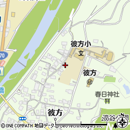 大阪府富田林市彼方418周辺の地図