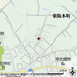 大阪府和泉市東阪本町296周辺の地図