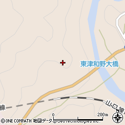 東津和野大橋周辺の地図