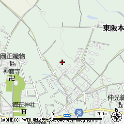 大阪府和泉市東阪本町282-1周辺の地図